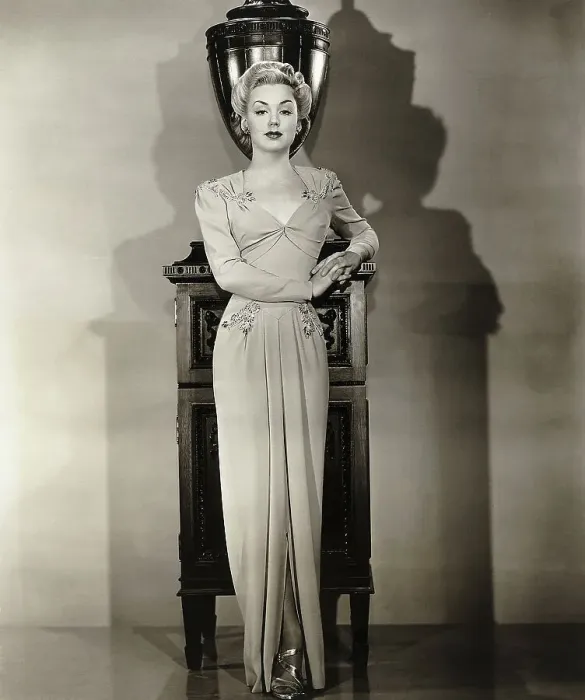 Framed Print : Anne Shirley Modeling an Evening Gown