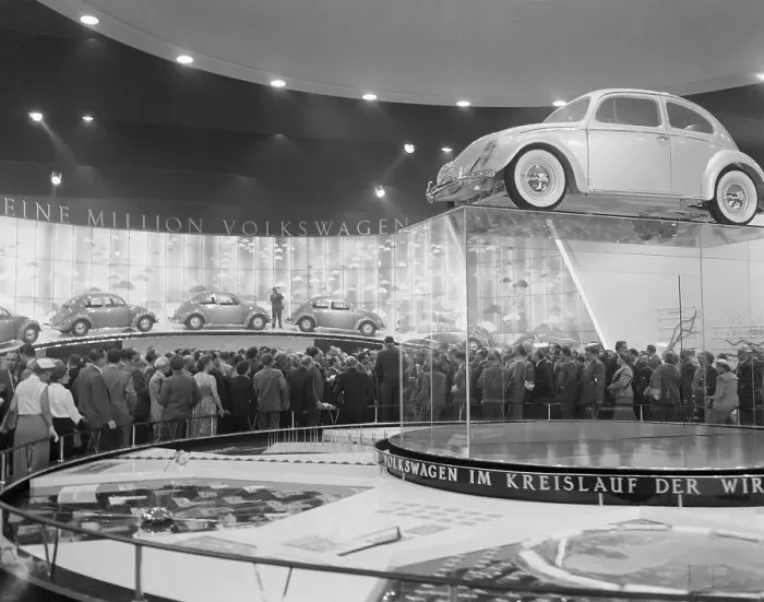 Framed Print : Anniversary Model Volkswagen Displayed at International Frankfurt Motor Show Framed Print : Anniversary Model Volkswagen Displayed at International Frankfurt Motor Show