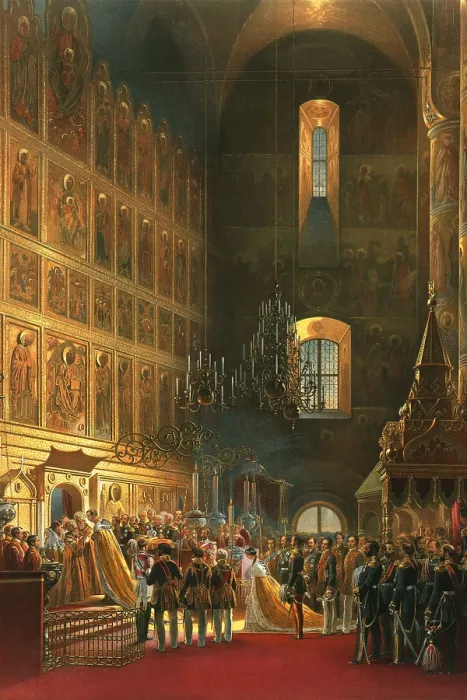 Framed Print : Annointing of Alexander II Framed Print : Annointing of Alexander II