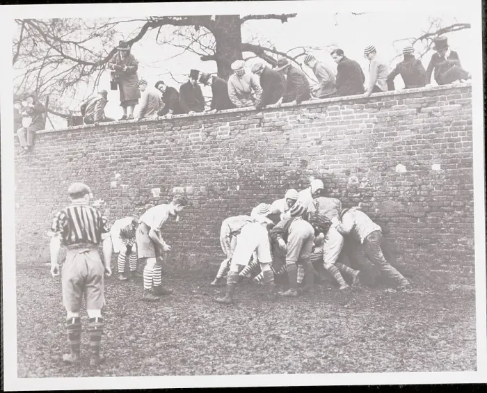 Framed Print : Annual Eton Wall Game Framed Print : Annual Eton Wall Game
