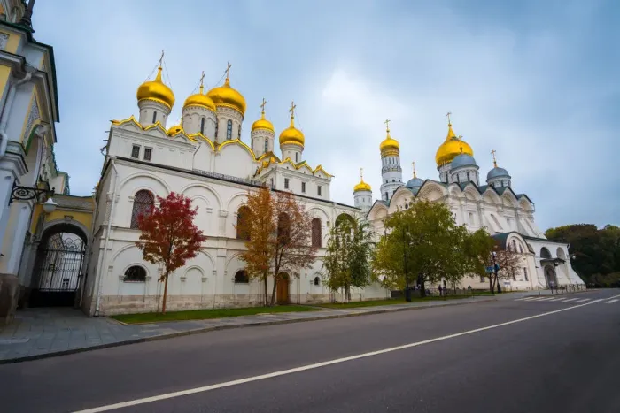 Framed Print : The Annunciation Cathedral and The Archangels Cathedral Framed Print : The Annunciation Cathedral and The Archangels Cathedral