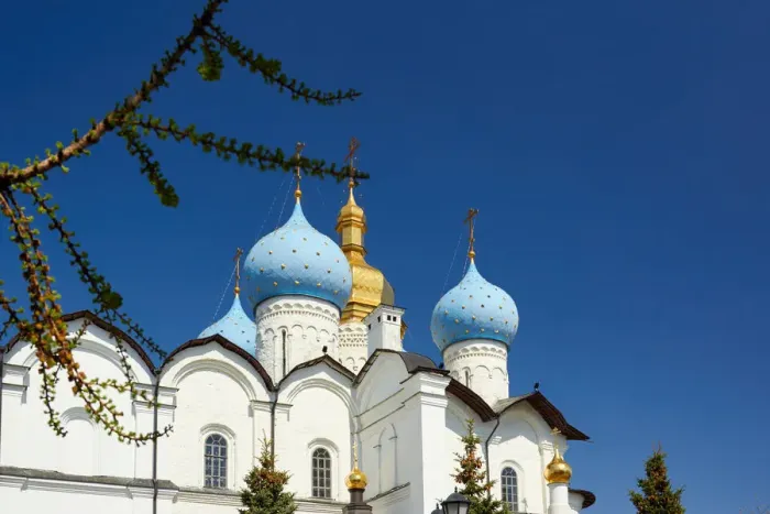 Framed Print : Annunciation Cathedral in Kazan Kremlin
