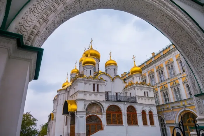 Framed Print : The Annunciation Cathedral in Kremlin Palace, Moscow