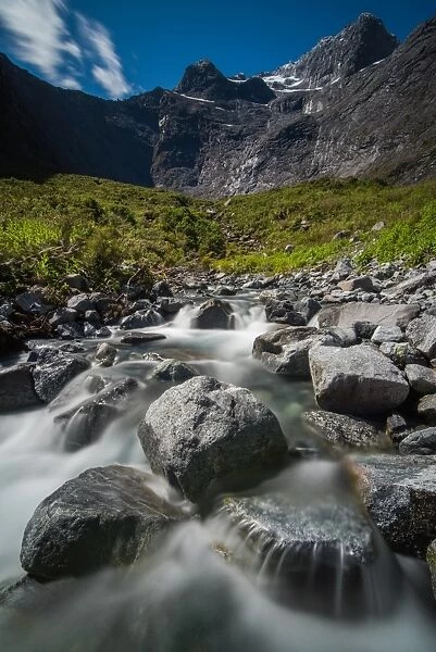 anonymous water fall at Fiordland national park