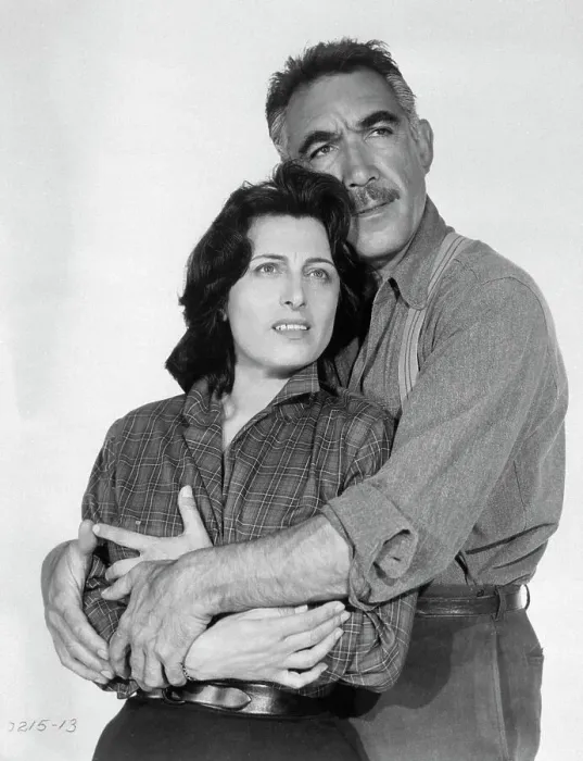 Framed Print : Anthony Quinn And Anna Magnani In Embrac Framed Print : Anthony Quinn And Anna Magnani In Embrac