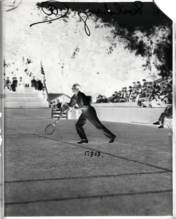 Framed Print : Anthony Wilding Playing Tennis Framed Print : Anthony Wilding Playing Tennis