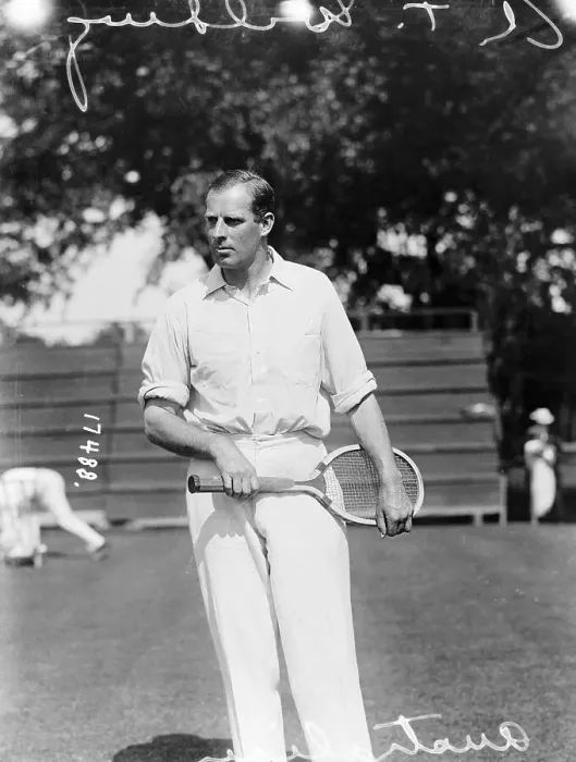 Framed Print : Anthony Wilding with Tennis Racquet Framed Print : Anthony Wilding with Tennis Racquet