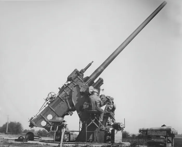 Framed Print : Anti Aircraft Gun Framed Print : Anti Aircraft Gun