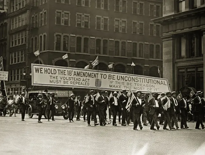 Framed Print : Anti-Prohibition Parade Framed Print : Anti-Prohibition Parade