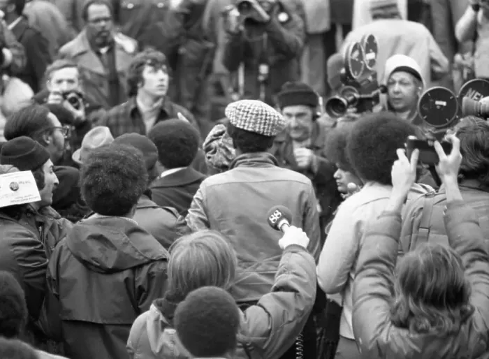 Framed Print : Anti-Racism Demonstration In Boston