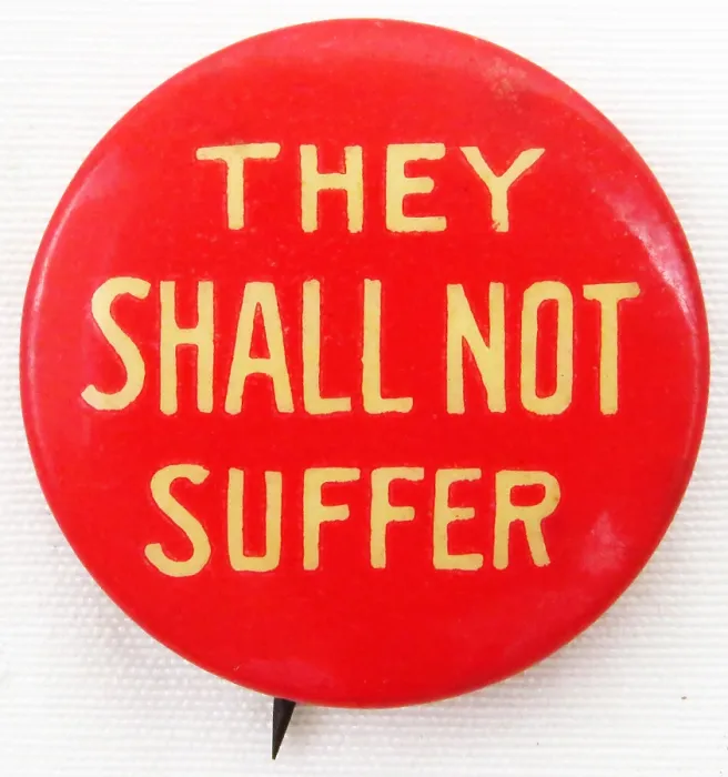 Framed Print : Anti-Suffrage Pin Framed Print : Anti-Suffrage Pin