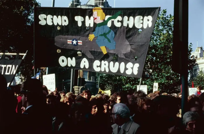 Framed Print : Anti-Thatcher Banner Framed Print : Anti-Thatcher Banner