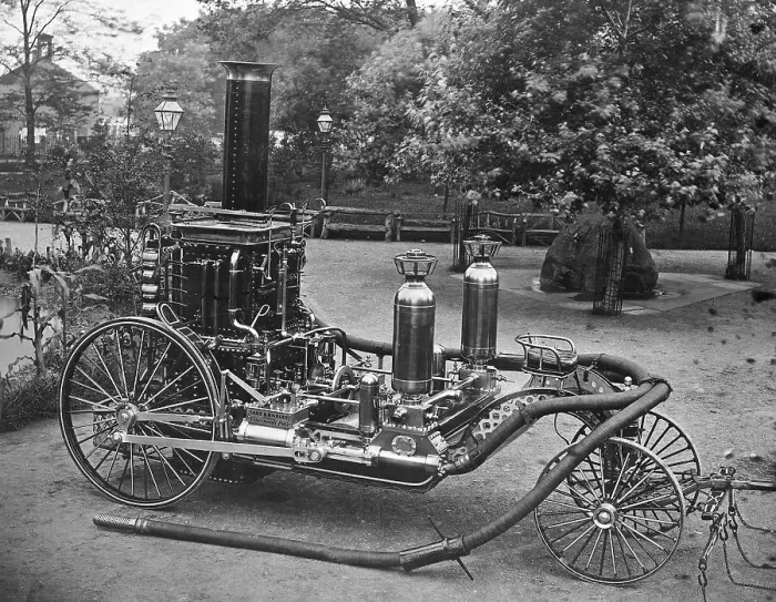 Framed Print : Antique Fire Engine Framed Print : Antique Fire Engine