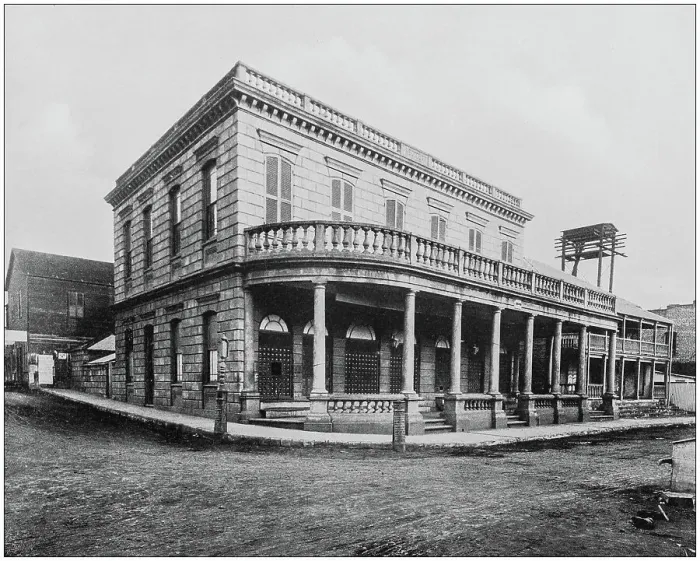 Framed Print : Antique historical photographs from the US Navy and Army: Post Office, Honolulu, Hawaii Framed Print : Antique historical photographs from the US Navy and Army: Post Office, Honolulu, Hawaii