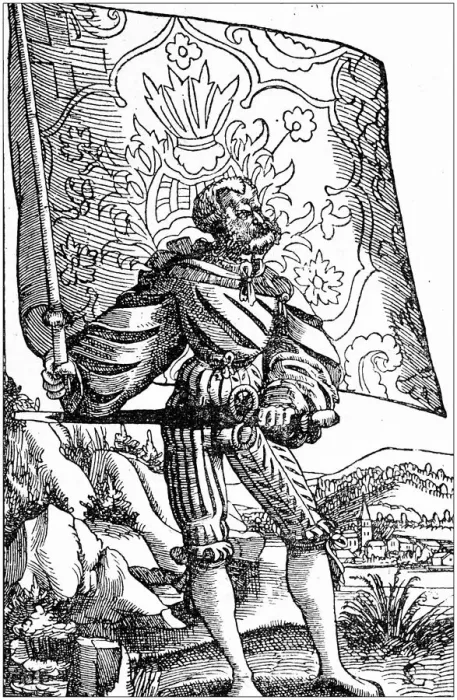 Framed Print : Antique illustration: Albert Durer Swiss Army Framed Print : Antique illustration: Albert Durer Swiss Army