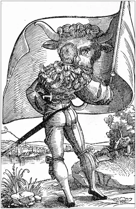 Framed Print : Antique illustration: Albert Durer Swiss Army Framed Print : Antique illustration: Albert Durer Swiss Army