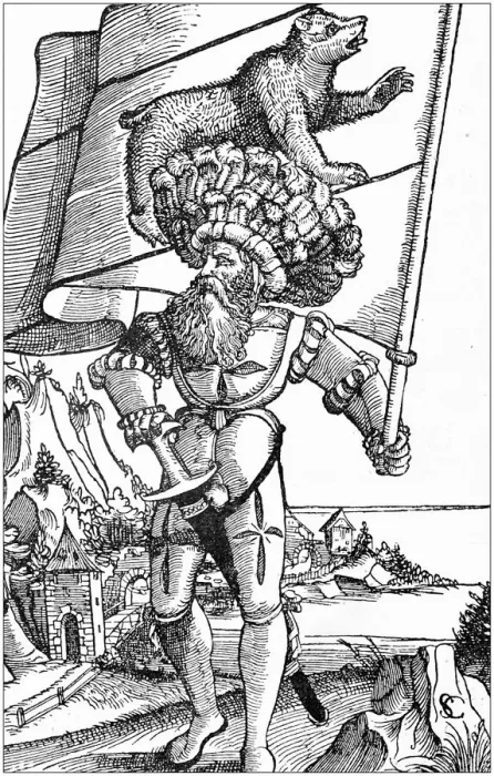 Framed Print : Antique illustration: Albert Durer Swiss Army Framed Print : Antique illustration: Albert Durer Swiss Army