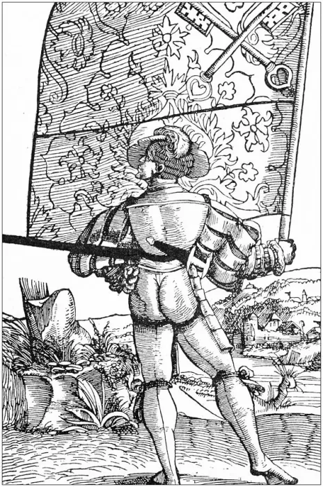 Framed Print : Antique illustration: Albert Durer Swiss Army Framed Print : Antique illustration: Albert Durer Swiss Army