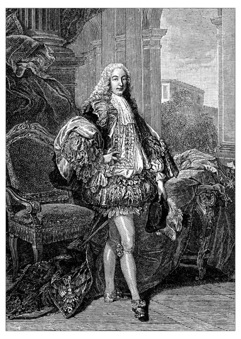 Framed Print : Antique illustration of duke of Gesvres Framed Print : Antique illustration of duke of Gesvres