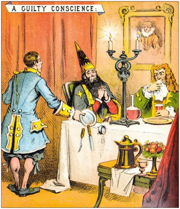 Framed Print : Antique illustration from fables picture book: Robin the conjurer Framed Print : Antique illustration from fables picture book: Robin the conjurer