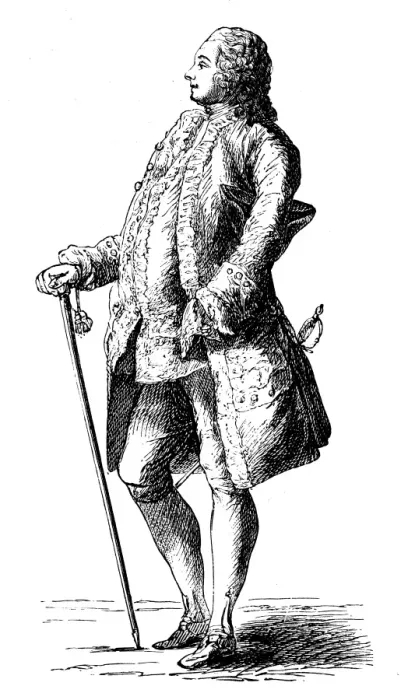 Framed Print : Antique illustration of French soldier Framed Print : Antique illustration of French soldier