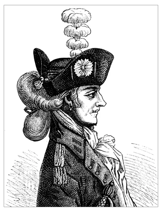 Framed Print : Antique illustration of French soldier Framed Print : Antique illustration of French soldier