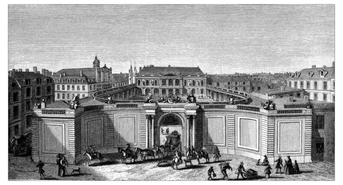 Framed Print : Antique illustration of Hotel de Rohan Soubise Framed Print : Antique illustration of Hotel de Rohan Soubise