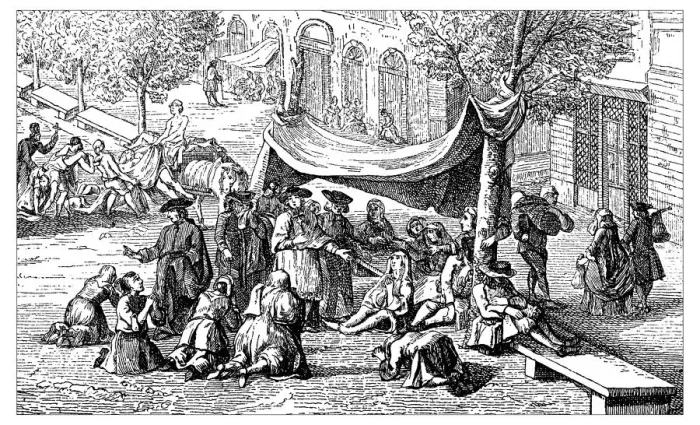 Framed Print : Antique illustration of plague in Marseille Framed Print : Antique illustration of plague in Marseille