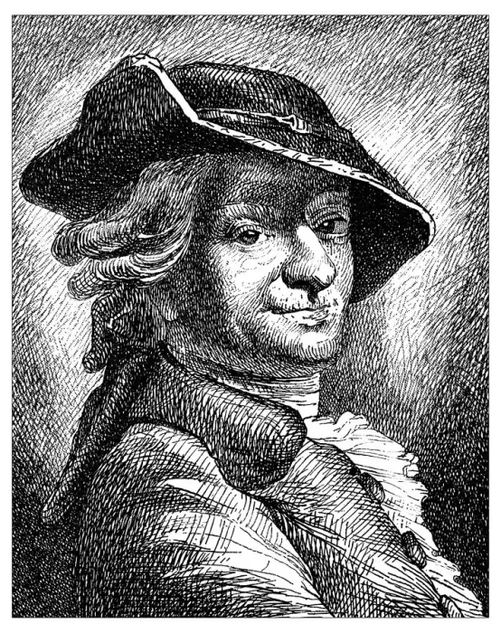 Framed Print : Antique illustration of portrait of Maurice Quentin de La Tour Framed Print : Antique illustration of portrait of Maurice Quentin de La Tour