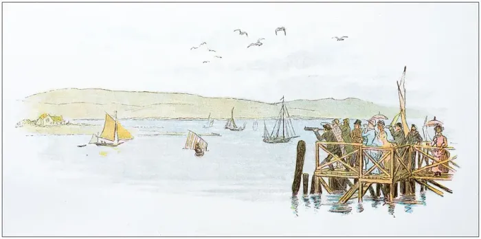 Framed Print : Antique illustration by Randolph Caldecott Framed Print : Antique illustration by Randolph Caldecott