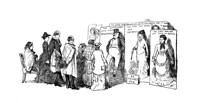 Framed Print : Antique illustration by Randolph Caldecott: Banners