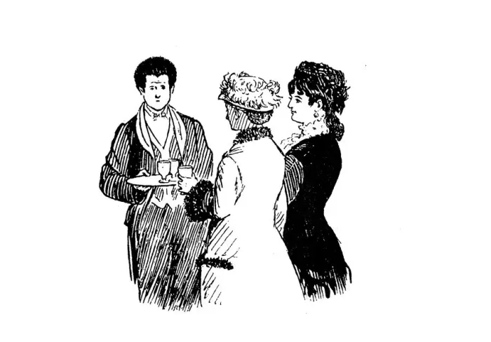 Framed Print : Antique illustration by Randolph Caldecott: At the casino Framed Print : Antique illustration by Randolph Caldecott: At the casino