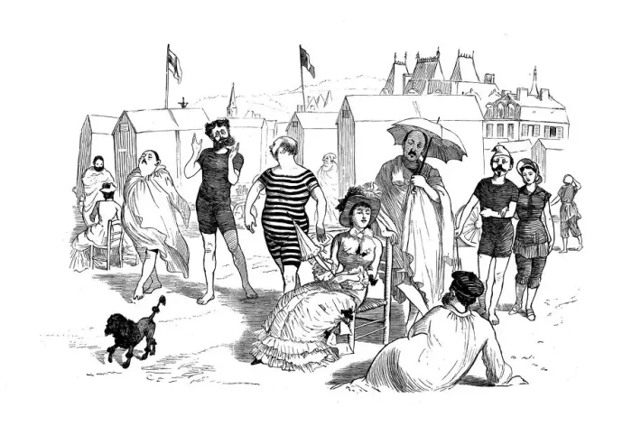 Framed Print : Antique illustration by Randolph Caldecott: FIND ON THE SEA Framed Print : Antique illustration by Randolph Caldecott: FIND ON THE SEA