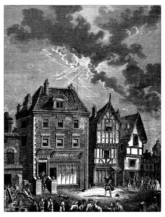 Framed Print : Antique illustration of scientific discoveries, electricity and magnetism Framed Print : Antique illustration of scientific discoveries, electricity and magnetism