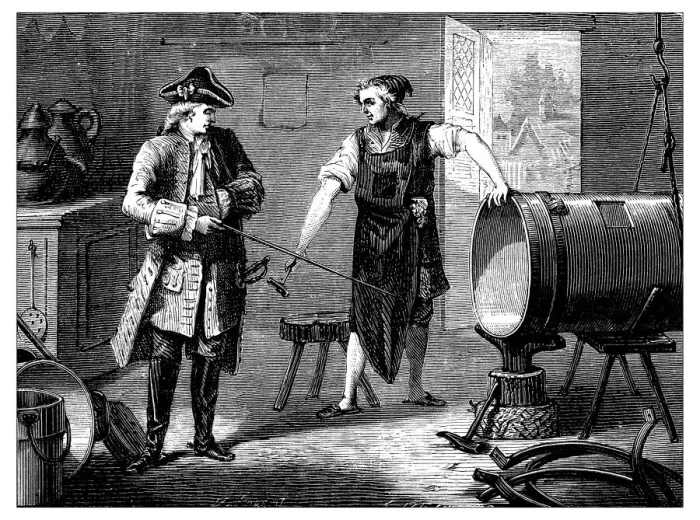 Framed Print : Antique illustration of scientific discoveries: Steam power, Marquis de Jouffroy Framed Print : Antique illustration of scientific discoveries: Steam power, Marquis de Jouffroy