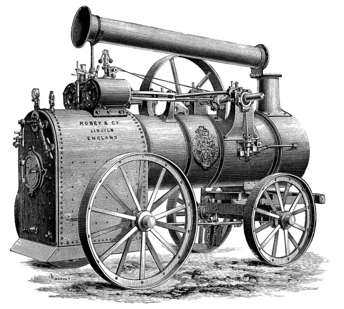 Framed Print : Antique illustration of steam locomotive Framed Print : Antique illustration of steam locomotive