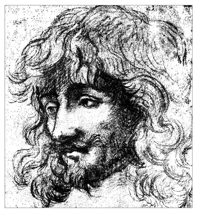 Framed Print : Antique illustration of young man portrait by Van Dick Framed Print : Antique illustration of young man portrait by Van Dick