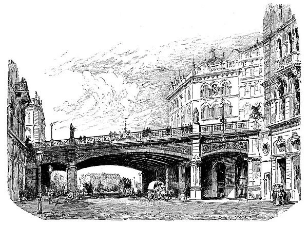 Antique illustrations of England, Scotland and Ireland: Holborn Viaduct