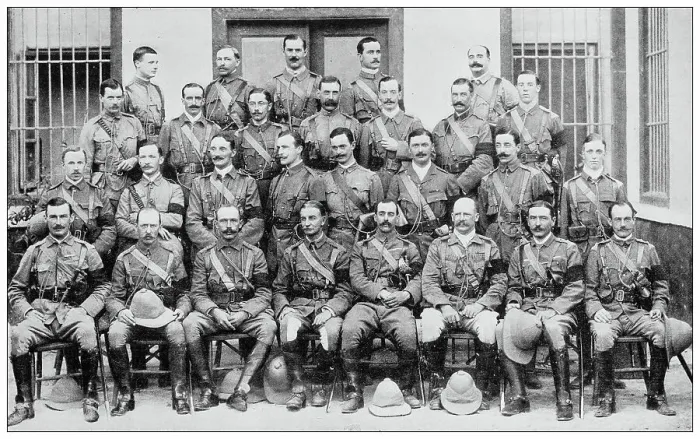 Framed Print : Antique image from British magazine: Officers and Attached Officers, 21st Lancers Framed Print : Antique image from British magazine: Officers and Attached Officers, 21st Lancers