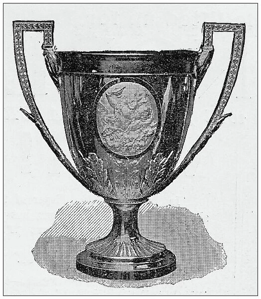 Antique image from British magazine: Wimbledon Cup