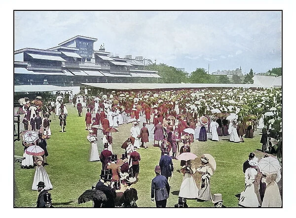 Antique London's photographs: Eton and Harrow Match at Lord's Luncheon Interval