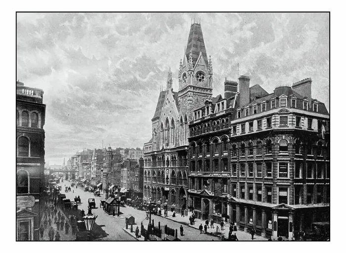 Framed Print : Antique London's photographs: The Memorial Hall, Farringdon Street Framed Print : Antique London's photographs: The Memorial Hall, Farringdon Street