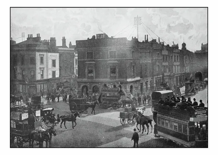 Framed Print : Antique London's photographs: Walworth Road Framed Print : Antique London's photographs: Walworth Road