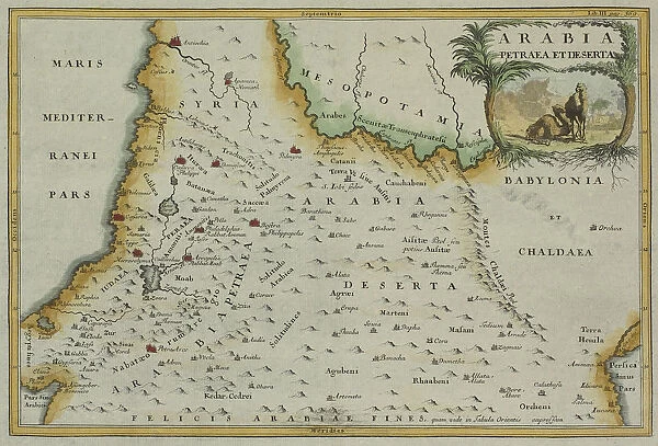 Antique map of Arabia