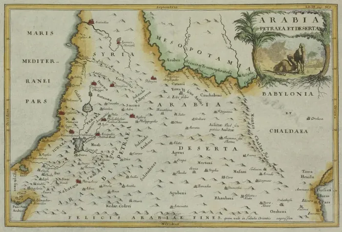 Framed Print : Antique map of Arabia Framed Print : Antique map of Arabia