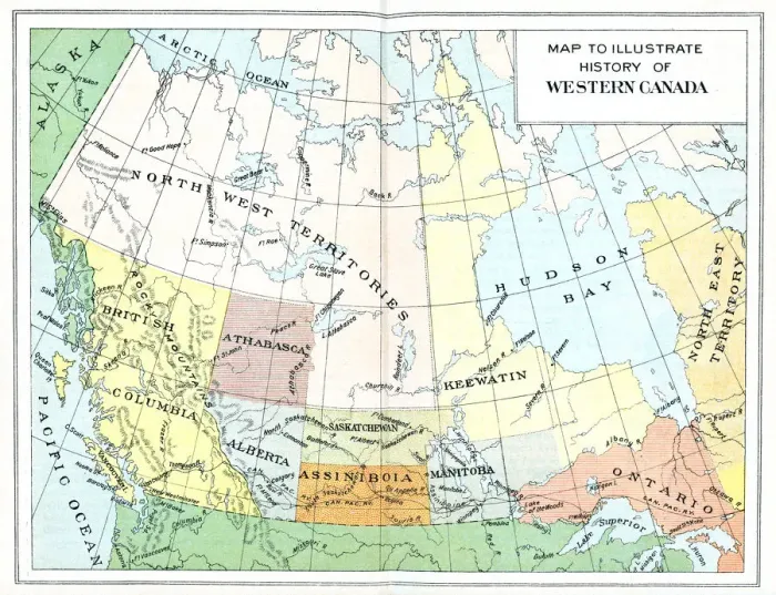 Framed Print : Antique Map of Canada - 19th Century Framed Print : Antique Map of Canada - 19th Century