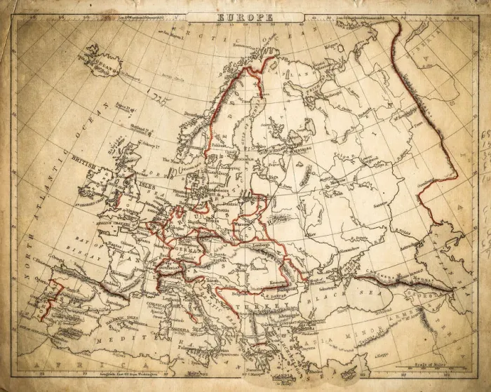 Framed Print : Antique Maps Framed Print : Antique Maps