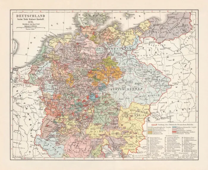 Framed Print : Antique Maps