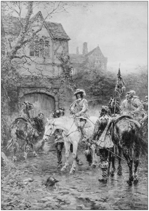 Framed Print : Antique photo of paintings: Charles II at Whiteladies Framed Print : Antique photo of paintings: Charles II at Whiteladies