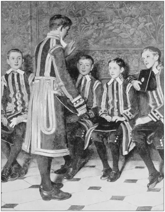 Framed Print : Antique photo of paintings: Children of the Chapel Framed Print : Antique photo of paintings: Children of the Chapel